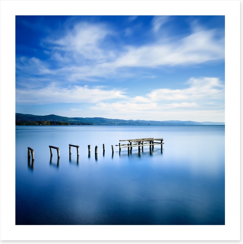Break in the blue