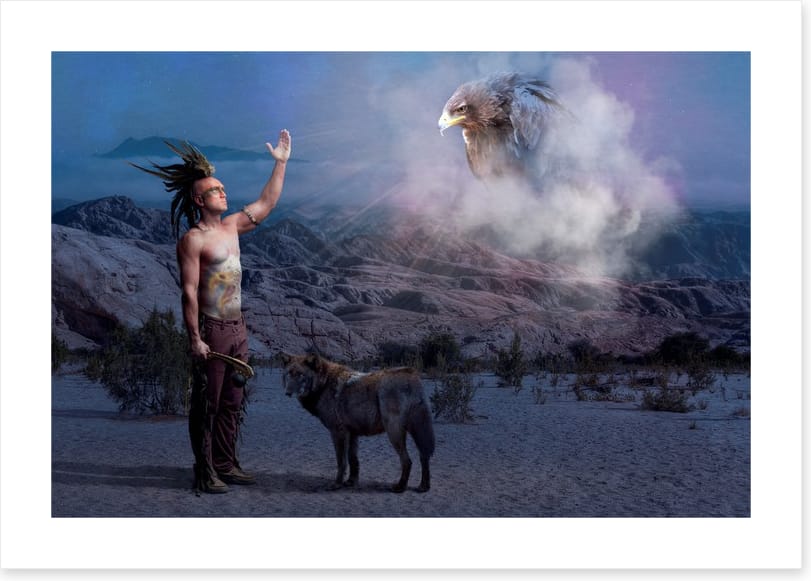 Legend of the wolf and eagle