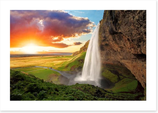 Seljalandsfoss waterfall, Iceland