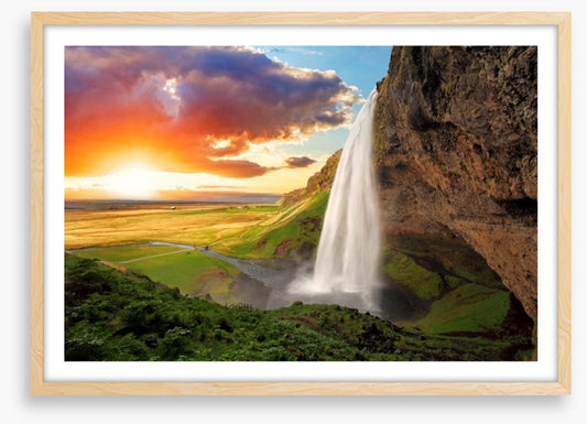 Seljalandsfoss waterfall, Iceland