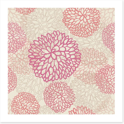Pink deco dahlia