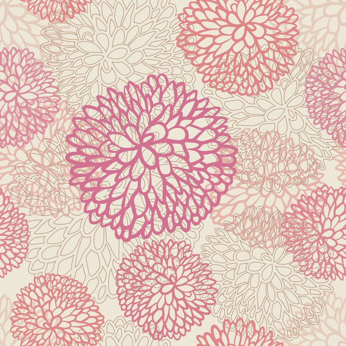 Pink deco dahlia