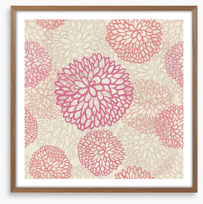 Pink deco dahlia