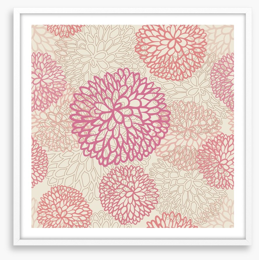 Pink deco dahlia