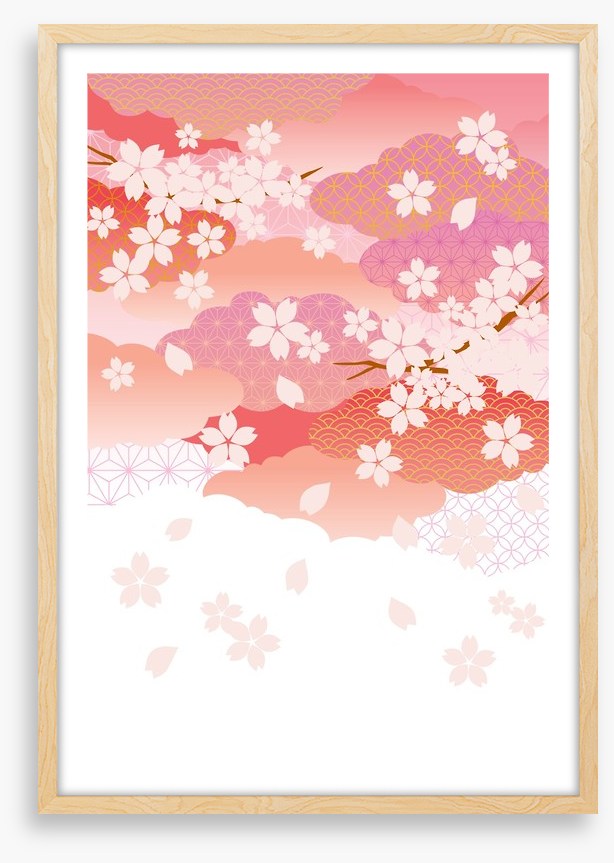 Falling blossom