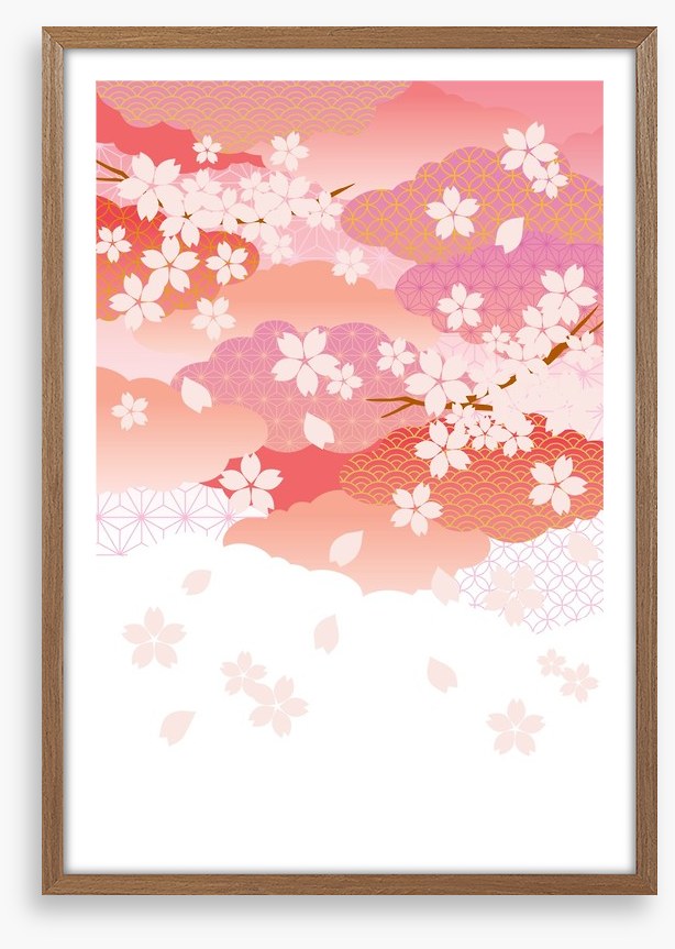 Falling blossom