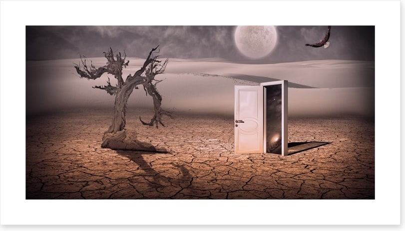 Doorway in the desert