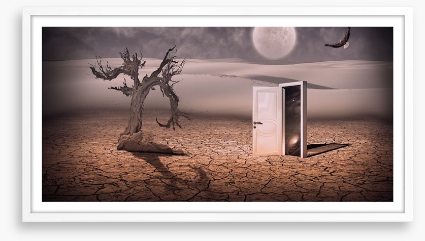 Doorway in the desert