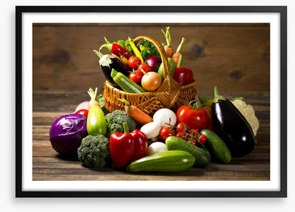 Vegetables in the basket