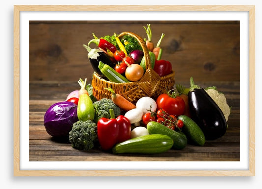 Vegetables in the basket