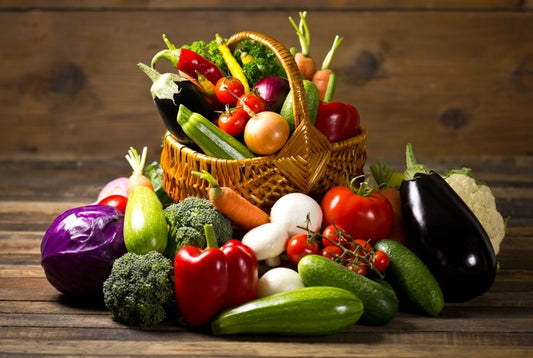 Vegetables in the basket