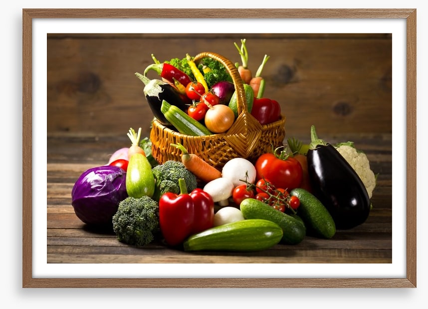 Vegetables in the basket