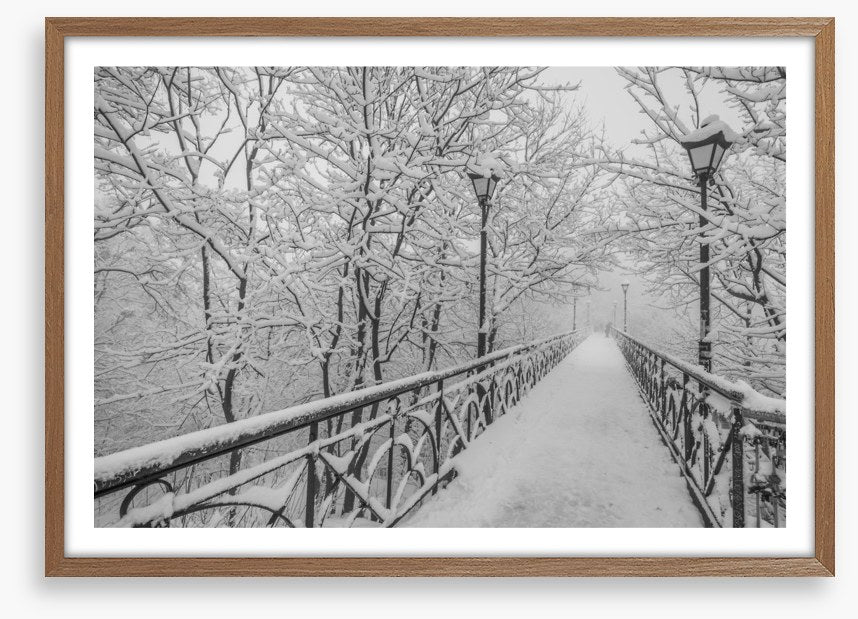 Blizzard on the bridge