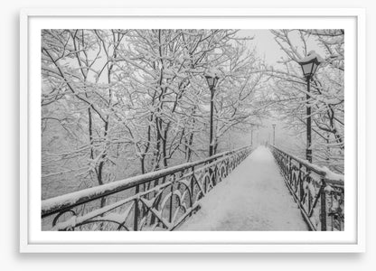 Blizzard on the bridge