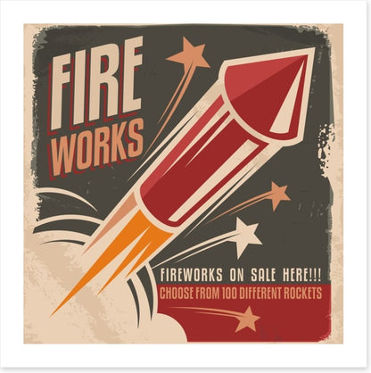 Vintage fireworks