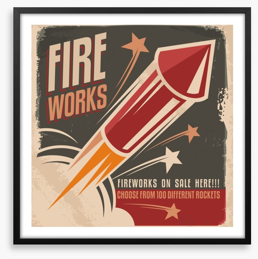 Vintage fireworks