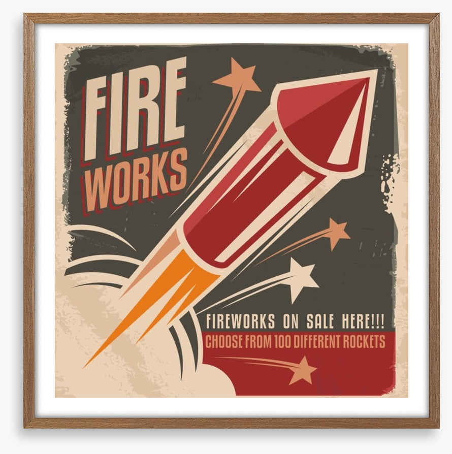 Vintage fireworks