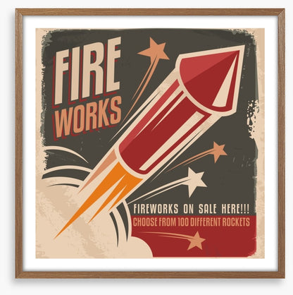 Vintage fireworks