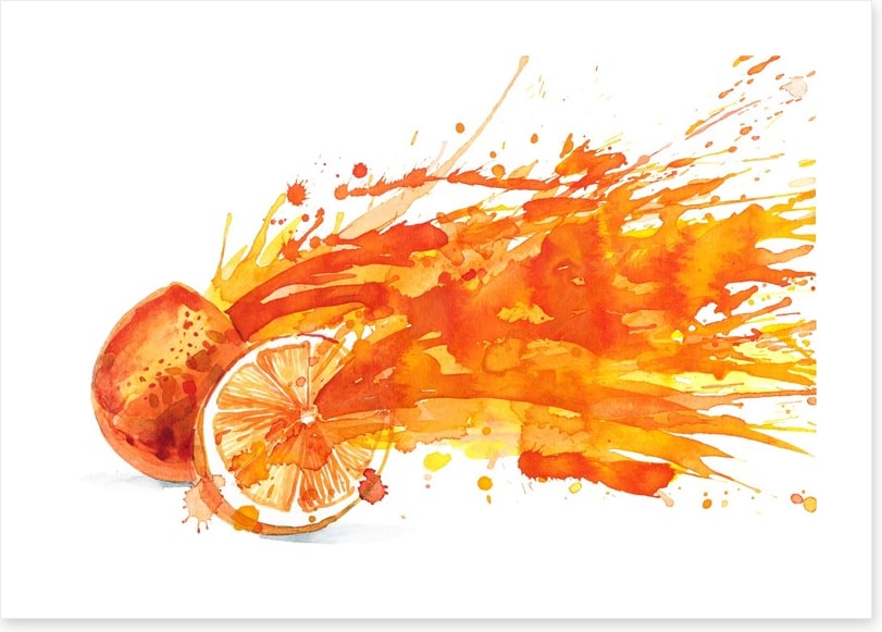 Fresh orange juice