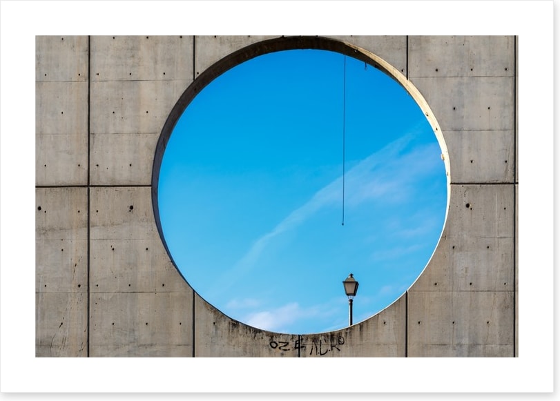Blue sky beyond