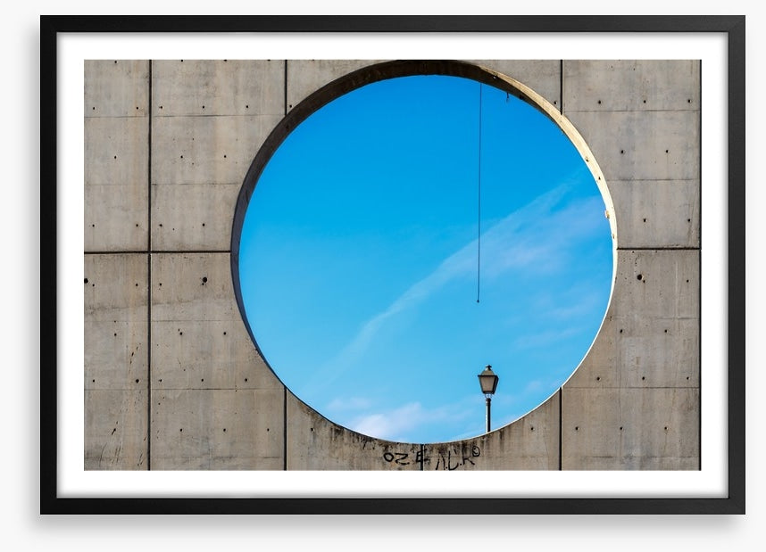 Blue sky beyond