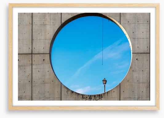 Blue sky beyond