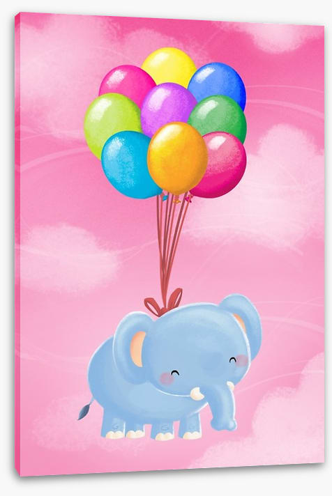 Floating balloon elephant