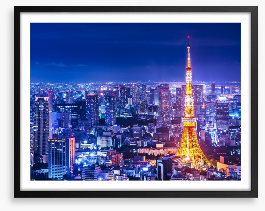 Tokyo tower twilight