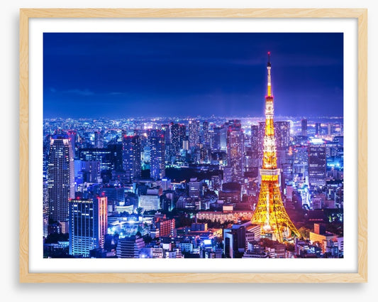 Tokyo tower twilight