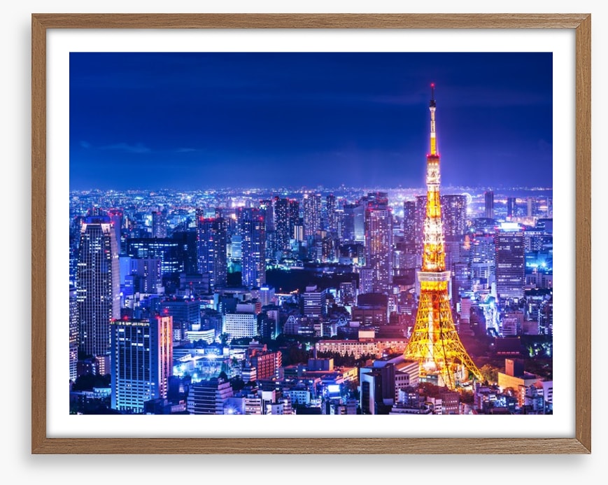 Tokyo tower twilight