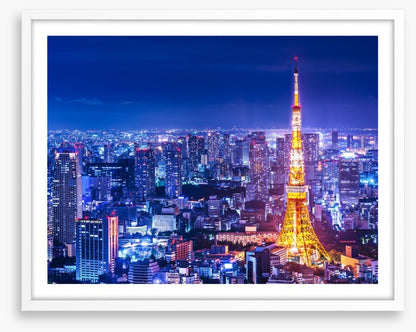 Tokyo tower twilight