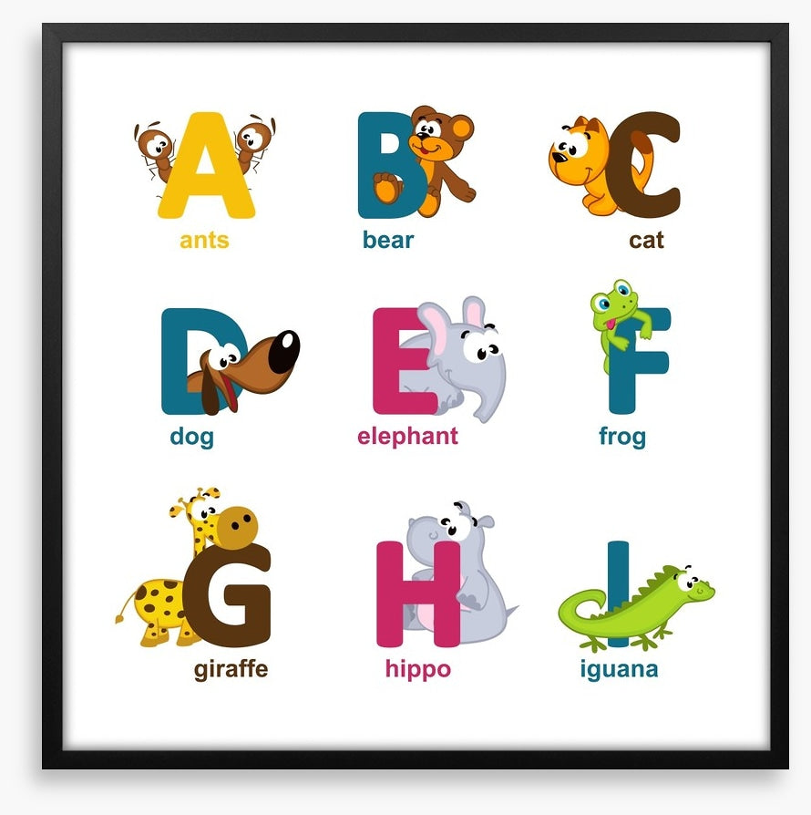 Alphabet animals - A to I