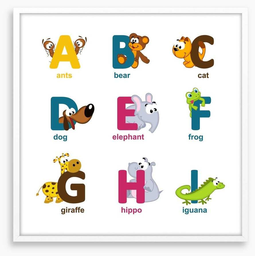Alphabet animals - A to I