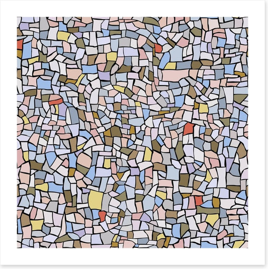 Marble grey mosaic