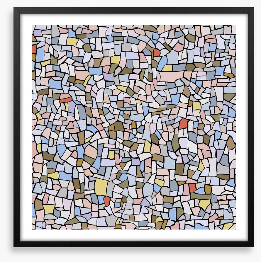 Marble grey mosaic