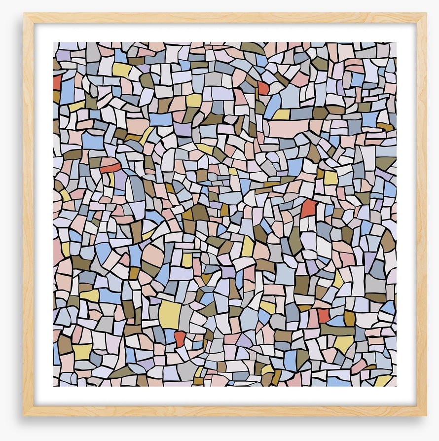 Marble grey mosaic
