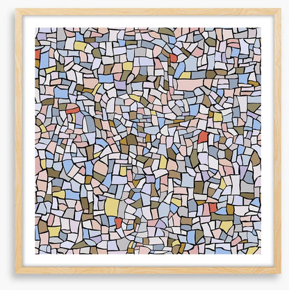 Marble grey mosaic