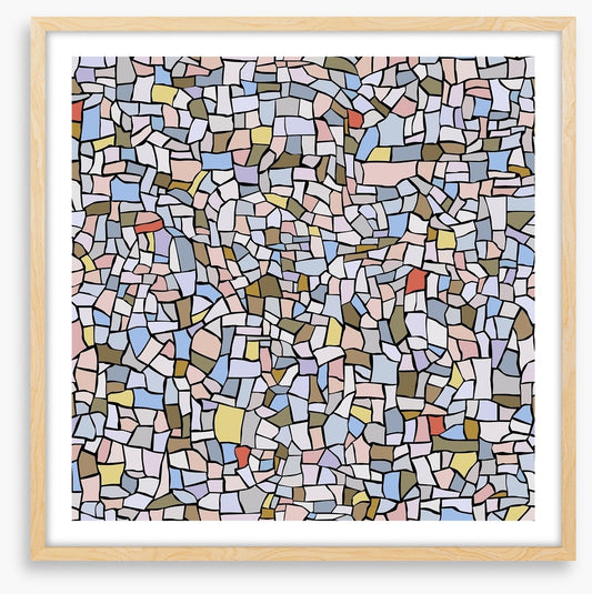 Marble grey mosaic