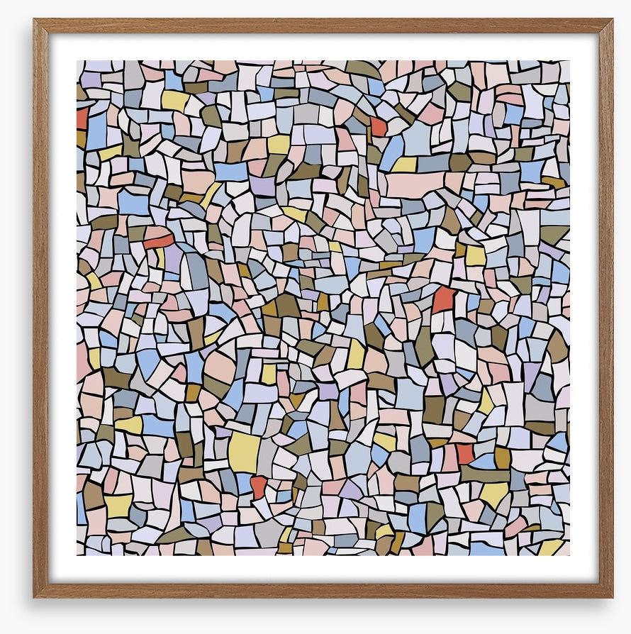 Marble grey mosaic