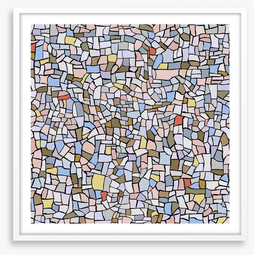 Marble grey mosaic