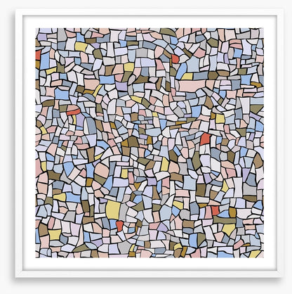 Marble grey mosaic