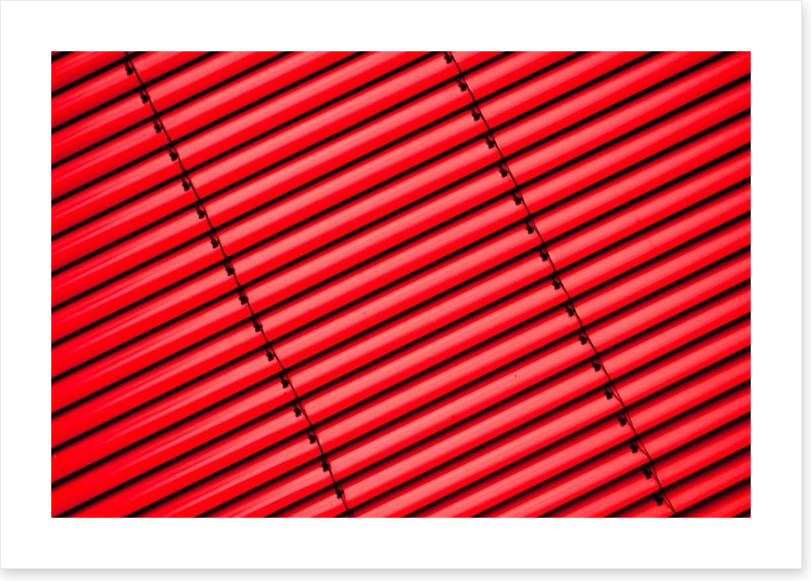 Red shutters