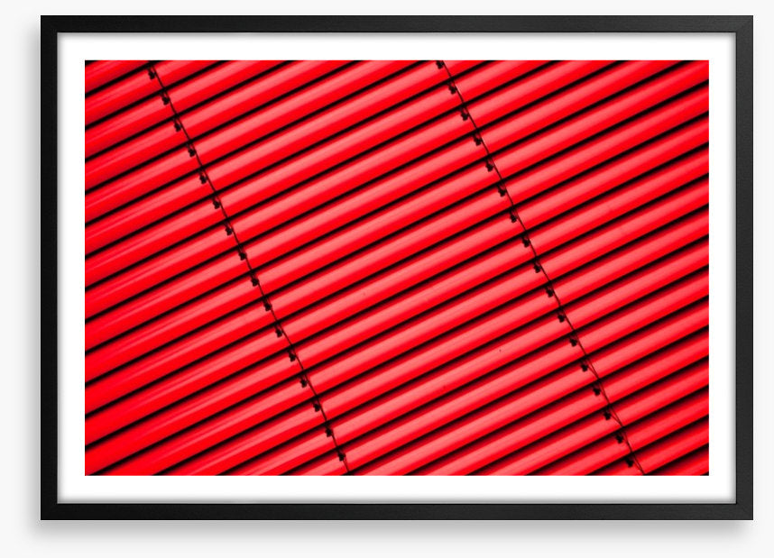 Red shutters