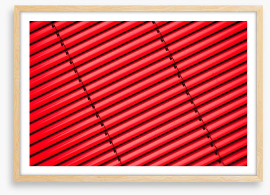 Red shutters