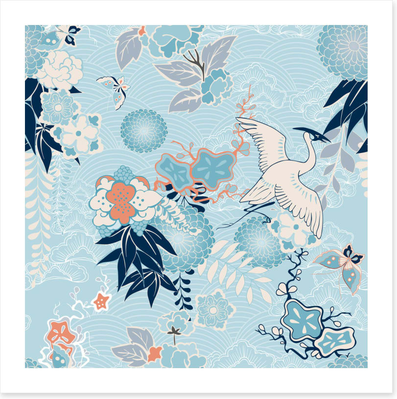 Oriental deco blues