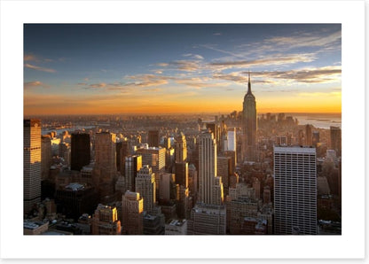 Skyline sunrise