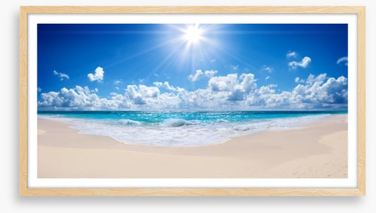 Sparkling sea panoramic