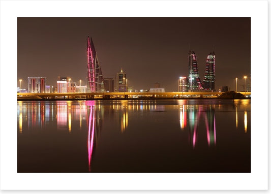 Manama marina lights
