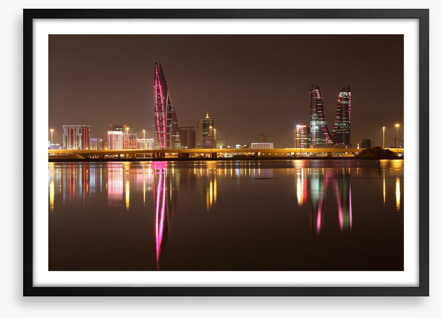 Manama marina lights