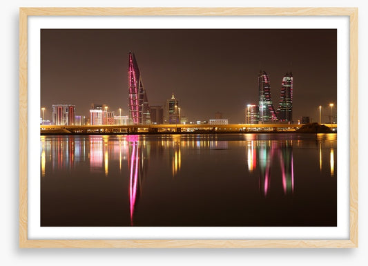 Manama marina lights